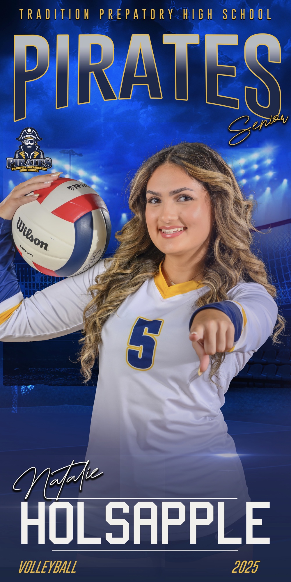 Natalie Holsapple — Pirates Senior Banner